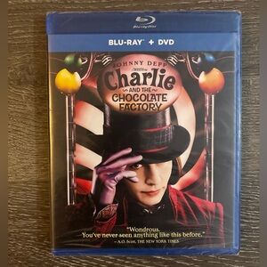 Warner Bros. Charlie and the Chocolate Factory Blu-ray + DVD - Blue and Red